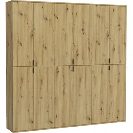 Möbel Boss Projekt X Garderobenschrank 183x193x34 beige