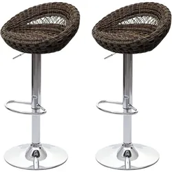MVG Barhocker »MVG-G26«, 2er-Set - braun