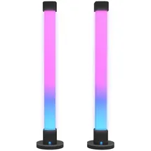 Homcom Tischlampe Weiß 2 St.