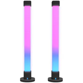 Homcom Tischlampe Weiß 2 St.