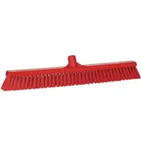 VIKAN Besen, 610 mm, weich/hart 31944 , Farbe: rot
