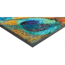 Wash+Dry Exotic Pavo 50 x 75 cm Blau/Petrol