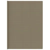 vidaXL Zeltteppich 400x400 cm Taupe