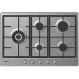 Candy CHG7WL4WTX 4-Flammen-Gaskochfeld, Kochfeld, Silber