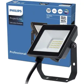 Philips Außenstrahler Metall 4,0 cm inkl. LED-Lampe 20 W schwarz
