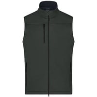 Men's Softshell Vest Klassische Softshellweste im sportlichen Design aus recyceltem Polyester grau, Gr. XXL