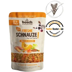 BOSCH Freshe Schnauze Topping 200g gelbes Ackergemüse 8 x 200g Gelbes Ackergemüse