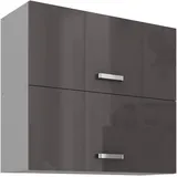 Küchen-Preisbombe Hängeschrank 80 x 0 x 0 cm Grau