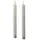 MARELIDA LED Stabkerzen 24 cm 2 St. weiß