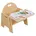 Kinderhocker mit integriertem Kindertisch x x natur