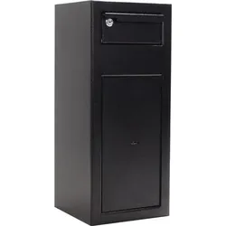 Rottner Tresor H600xB250xT260mm 19l 1 Tür,1 Einwurfklappe schwarz