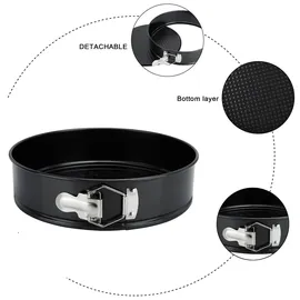 Intirilife 4-teiliges Springformen-Set in Grau - Gr.: onesize