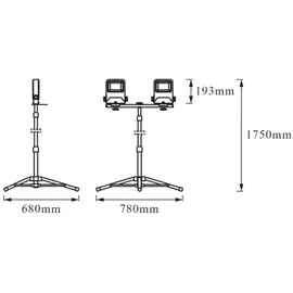 LEDVANCE LED WORK.TRIPOD2X30W