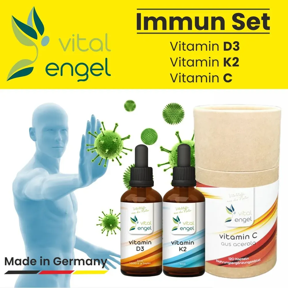 Immun Set - Vitamin C, D3 und K2 - Vital Engel
