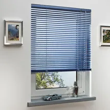 LIEDECO Aluminium-Jalousie 50 x 160 cm Blau