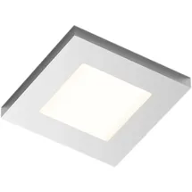 L&S LED Aufbauleuchte 2 Kunststoff 0,5 cm inkl. Leuchtmittel grau