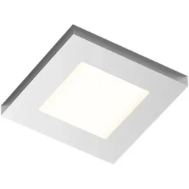 L&S LED Aufbauleuchte 2 Kunststoff 0,5 cm inkl. Leuchtmittel grau