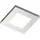 L&S LED Aufbauleuchte 2 Kunststoff 0,5 cm inkl. Leuchtmittel grau