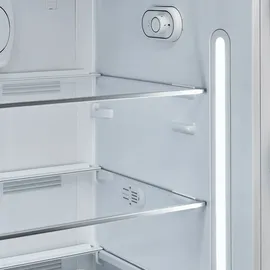 Smeg FAB28RBL5 Retro-Kühlschrank (270 l, 1530 mm hoch, Schwarz)