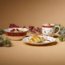 Villeroy & Boch Toy's Delight Rotes Frühstücksset 6-tlg. weihnachtsmotiv