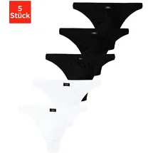 H.I.S. H.I.S »Herren Unterhose« Packung, 5 Stk., in Baumwollstretch-Qualität Gr. 3 (XS) - 5% Stk., weiß, schwarz, , 524288-3 5 Stk.