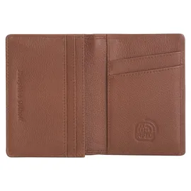 Josephine Osthoff Visitenkartenetui Ausweisetui Personalausweis Ausweishülle Leder Damen Ausweistasche Herren passport cover RFID-Schutz ohne Münzfach (841)