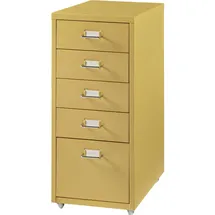 [en.casa] Kökar Schubladenschrank 69 cm x 28 cm x 41 cm gelb