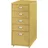 [en.casa] Kökar Schubladenschrank 69 cm x 28 cm x 41 cm gelb