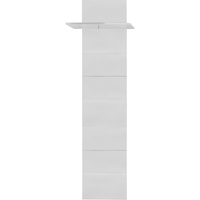 trendteam Garderobenpaneel Paneel - Garderobe - Amanda - Aufbaumaß (BxHxT) 60 x 195 25 cm - Farbe Weiß Hochglanz - 139344201