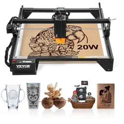 VEVOR Lasergravur Maschine Lasergravierer 20W Komprimierter Punkt Augenschutz