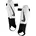 Fußball-Schienbeinschoner White/Black/Black XL