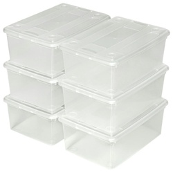TECTAKE Aufbewahrungsboxen 12er Set2