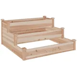 vidaXL Hochbeet 120 x 120 x 56 cm Braun