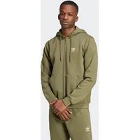 Adidas Trefoil Essentials Reißverschlusspullover Olive Strata XL