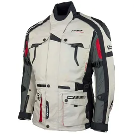 ROLEFF RACEWEAR Roleff RO537 Motorradjacke sand/schwarz/rot