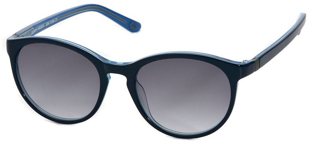 GERRY WEBER Sonnenbrille Elegante Damenbrille, Vollrand, Pantoform blau