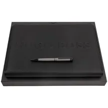 HUGO BOSS Schreibmappe Label Writing Set L Black