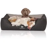Knuffelwuff Orthopädisches Hundebett Outback aus laser-gestepptem Kunstleder