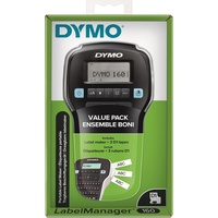 Dymo Labelmanager 160 Value Pack Beschriftungsgerät Geeignet für Schriftband: