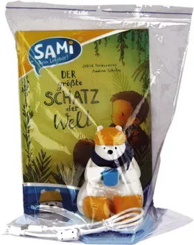 Starter-Set SAMi - dein Lesebär - Der größte Schatz der Welt