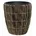 Polyrattan Pflanztopf 21 x 24 cm braun