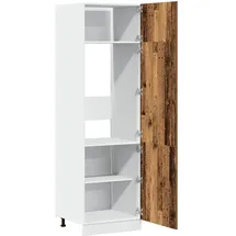vidaXL Kühlumbauschrank Altholz-Optik 60 x 57 x 207 cm Braun