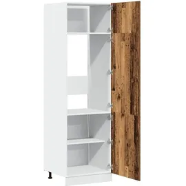 vidaXL Kühlumbauschrank Altholz-Optik 60 x 57 x 207 cm Braun