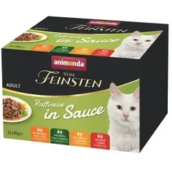 animonda Vom Feinsten Adult Raffinesse in Sauce Mixpack 24x85 g