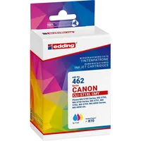 Edding Druckerpatrone ersetzt Canon CLI-571XL CMY Kompatibel Kombi-Pack Cyan,