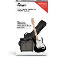 Fender Squier Sonic Stratocaster® Pack, Black,