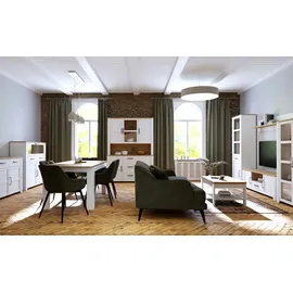Die Möbelfundgrube Wandboard Bohol 160 x 22 x 29 cm Weiß