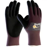 Atg Handschuhe MaxiDry® 56-425 Gr.9 lila/schwarz Nyl.EN 388 PSA II ATG