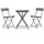 vidaXL 3-tlg Bistro-Set Klappbar Grau Poly Rattan