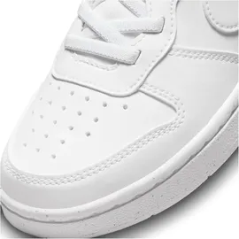Nike Court Borough Low Recraft (PS) Sneaker, White/White-White, 31